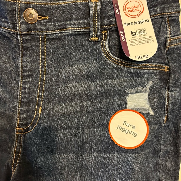 Girls Flare Jeggings NWT - Picture 4 of 7